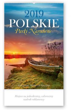 RW04 Kalendarz 2019 Reklamowy POLSKIE PARKI NARODOWE