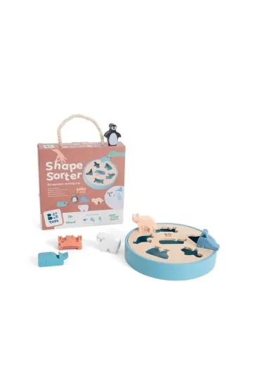 Drewniany sorter Zwierz�ta Arktyki Bs Toys