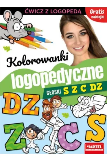 Kolorowanki logopedyczne G�oski S Z C Dz