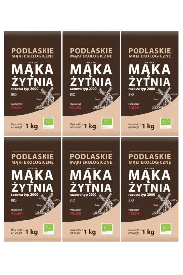 BioLife M�ka �ytnia razowa Zestaw 6 x 1 kg Bio