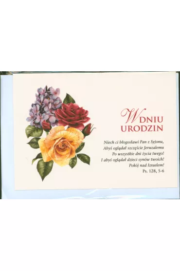 Bogulandia Kartka Urodziny - Niech ci b�ogos�awi Pan z Syjonu