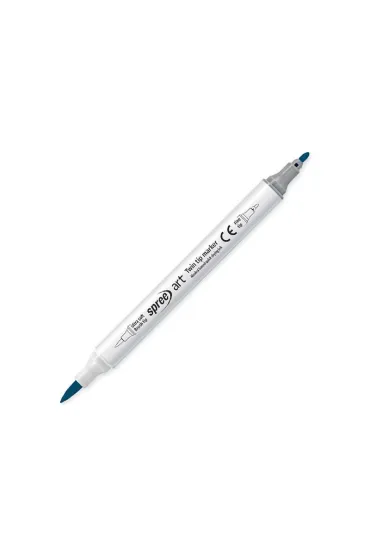 Koh-I-Noor Flamastry dwustronne p�dzelkowe Spree 12 kolor�w