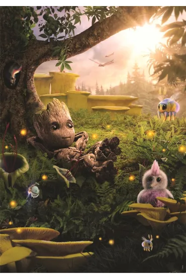 Puzzle 300 el. Super I am Groot Clementoni