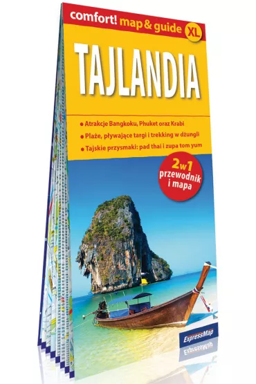 Tajlandia 2 w 1. Przewodnik i mapa