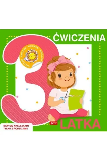 �wiczenia 3-latka + naklejki