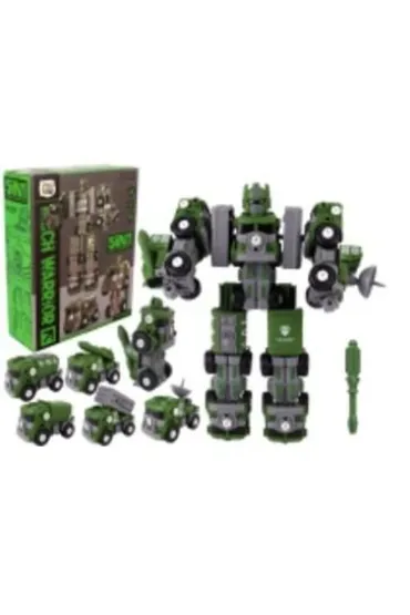 Robot 5w1 skr�cany zielony Pro Kids