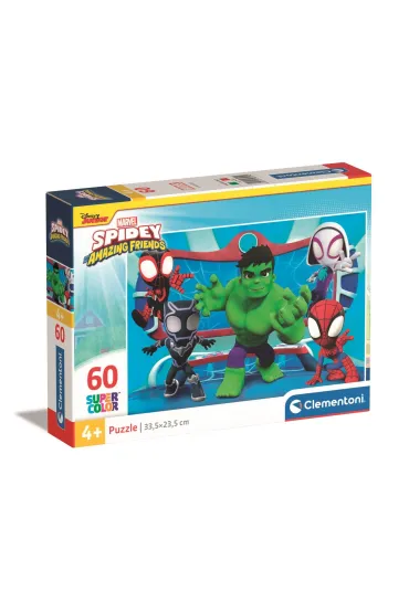 Puzzle 60 el. SuperColor. Marvel Spidey Clementoni