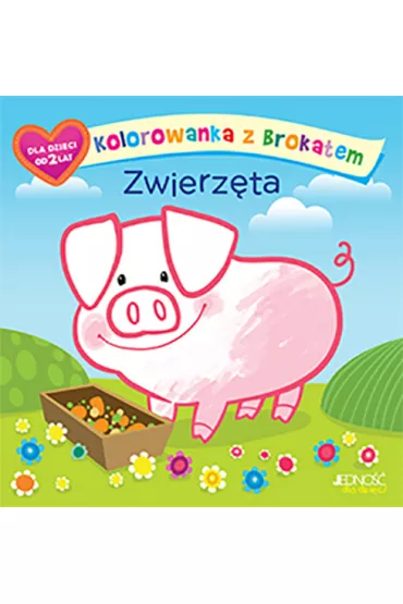Kolorowanka z brokatem. Zwierz�ta