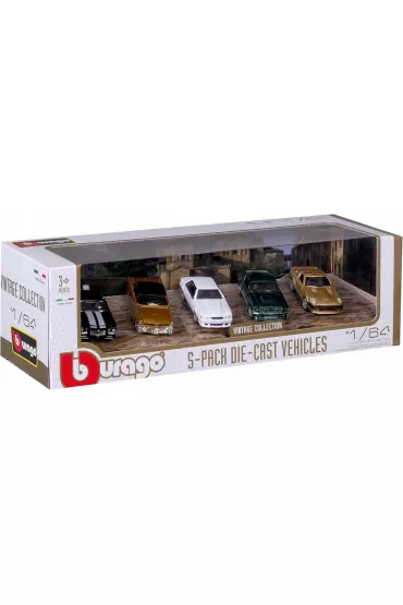 Bburago model vintage collection 5-pk. 1:64