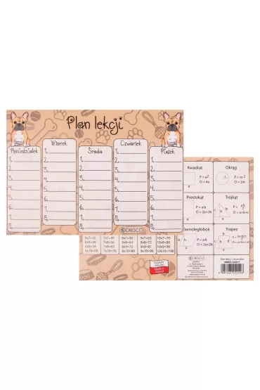Plan lekcji A5 Buldog