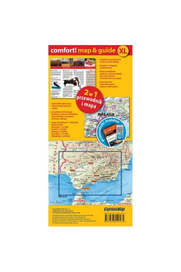 Andaluzja Costa del Sol map&guide XL PL laminat 2024 - Anna Marchlik, Piotr Jab�o�ski