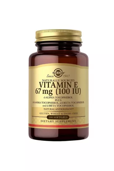 Solgar Vitamin E 67 mg (100 IU) Suplement diety 100 kaps.