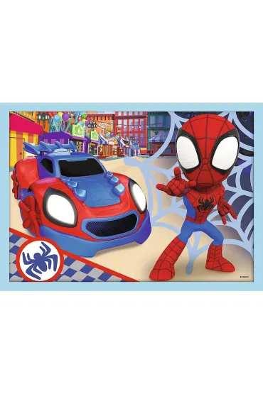 Puzzle 4w1 - Ekipa Spidey`a Spidey and his Amazing Friends, Marvel (12+15+20+24 el.) Trefl
