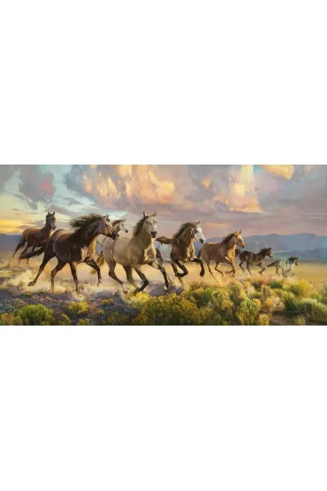 Puzzle 4000 Thunder Prairie CASTOR Castorland