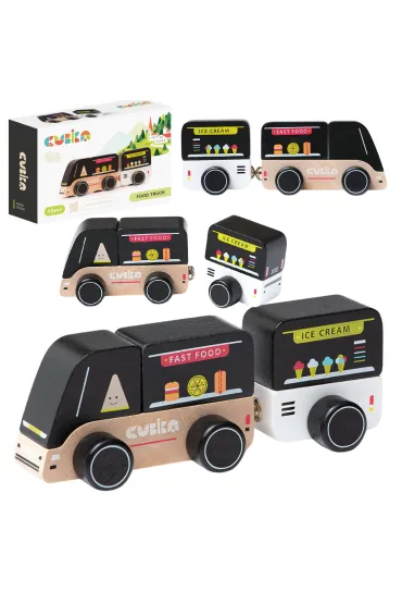 Food truck drewniany Cubika
