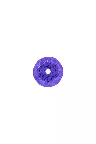 Cekiny hologramowe H 60 fioletowy 6mm, 10g