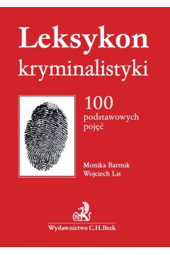 eBook Leksykon kryminalistyki. 100 podstawowych poj pdf