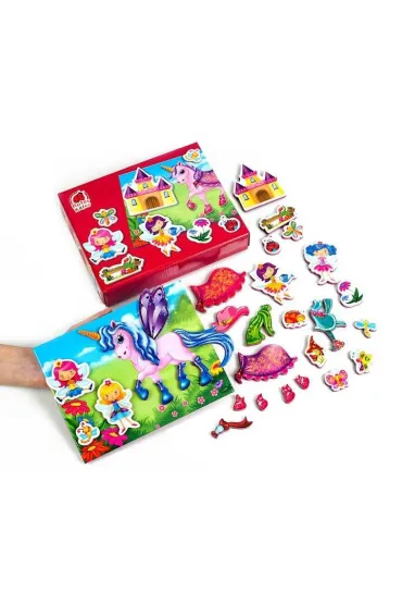Puzzle Gra magnetyczna - Wr�ki i jednoro�ce Roter Kafer