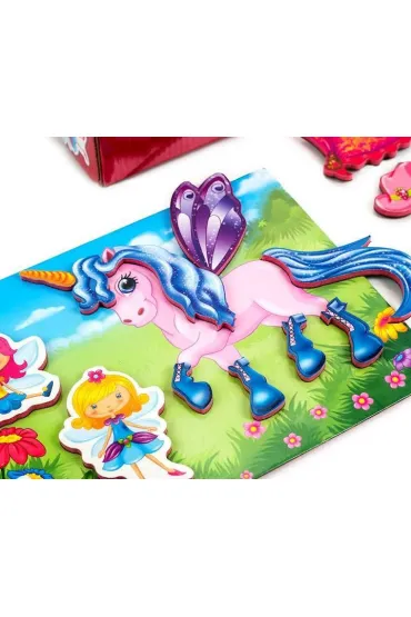 Puzzle Gra magnetyczna - Wr�ki i jednoro�ce Roter Kafer
