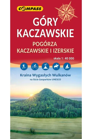 G�ry Kaczawskie. Mapa turystyczna w skali 1: 40 000