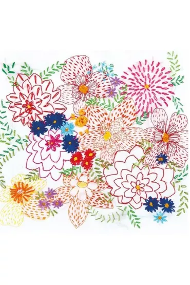 Museums & Galleries Karnet kwadrat z kopert� Bright Bouquet