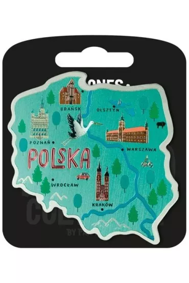 Pan Dragon Magnes I love Poland Polska ILP-MAG-A-PL-03