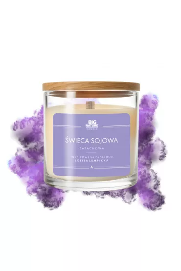 Big Nature wieca sojowa inspiracja zapachowa Lolita Lempicka 215 g