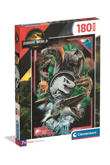 Puzzle 180el Jurassiv World CLEMENTONI 29098  CLM