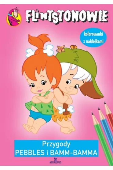 Kolorowanka. Flintstonowie. Przygody Pebbles