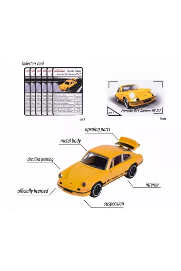 Majorette Porsche Premium Cars, 6-rodz.