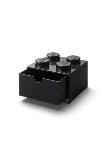 Szufladka na biurko klocek LEGO Brick 4 Czarna