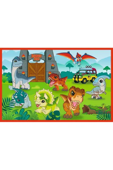 Puzzle 2x24 el. Ma�e dinozaury Trefl