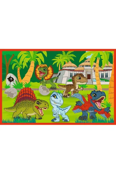 Puzzle 2x24 el. Ma�e dinozaury Trefl