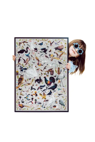Puzzle Puzzlove CzuCzu 100 el. Ptaki Bright Junior Media