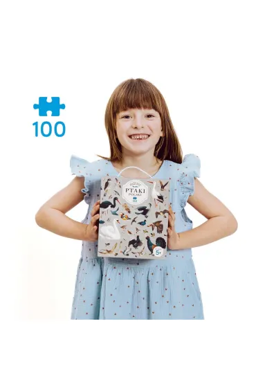 Puzzle Puzzlove CzuCzu 100 el. Ptaki Bright Junior Media