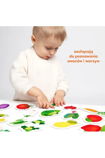 CzuCzu Puzzle do pary Owoce i warzywa 18 mies.+ Bright Junior Media