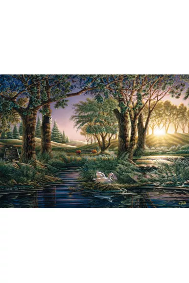 Puzzle 1000 el. PQ Terry Redlin Magia Poranka Schmidt - Terry  Redlin