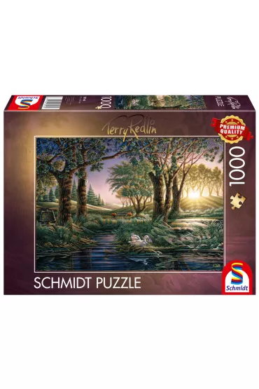 Puzzle 1000 el. PQ Terry Redlin Magia Poranka Schmidt - Terry  Redlin