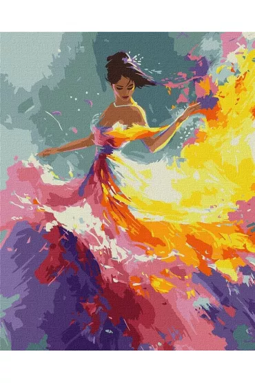 Ideyka Malowanie po numerach - Elegancka ksi�niczka 40x50cm