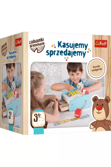 Zabawka drewniana. Kasa sklepowa Trefl