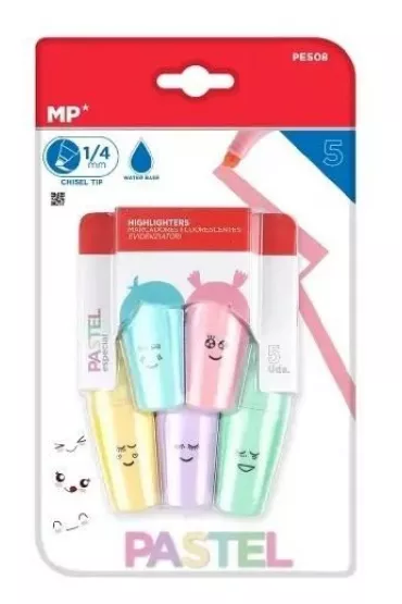 Mp Main Paper Zakre�lacz pastelowy 1,0/4,0mm 5 szt.