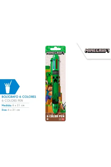 KIDS EUROSWAN D�ugopis Minecraft 6 kolor�w MC00035