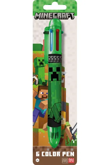 KIDS EUROSWAN D�ugopis Minecraft 6 kolor�w MC00035