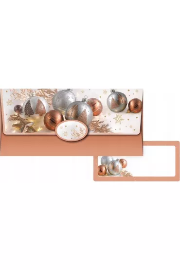 Koperta na pieni�dze 9x18 cm Bo�e Narodzenie MFP 5560076