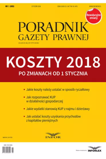 Koszty 2018 po zmianach - Tomasz Krywan