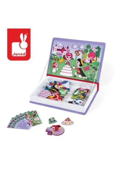 Puzzle Magnetyczna uk�adanka Ksi�niczki Magnetibook Janod