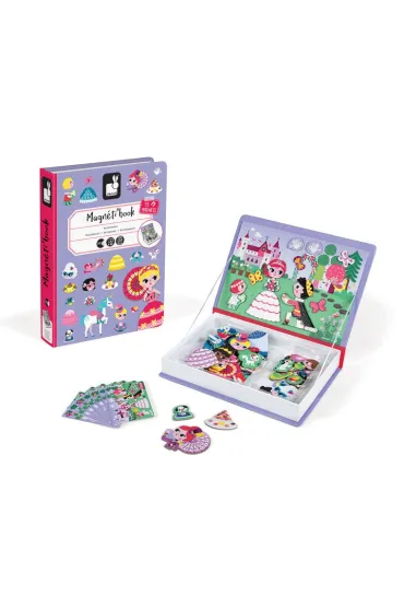 Puzzle Magnetyczna uk�adanka Ksi�niczki Magnetibook Janod