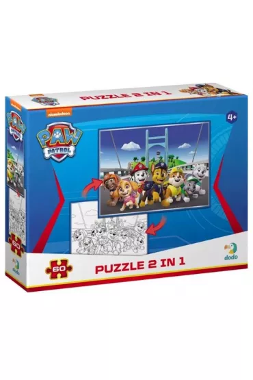 Puzzle 60 el. Paw Patrol 2 in 1 Dodo