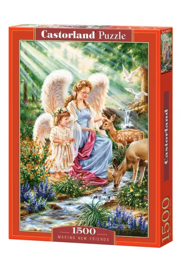 Puzzle 1500 el. Making New Friends Castorland
