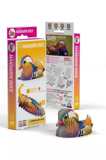 Kaczka Mandarynka Eugy. Eko Uk�adanka 3D
